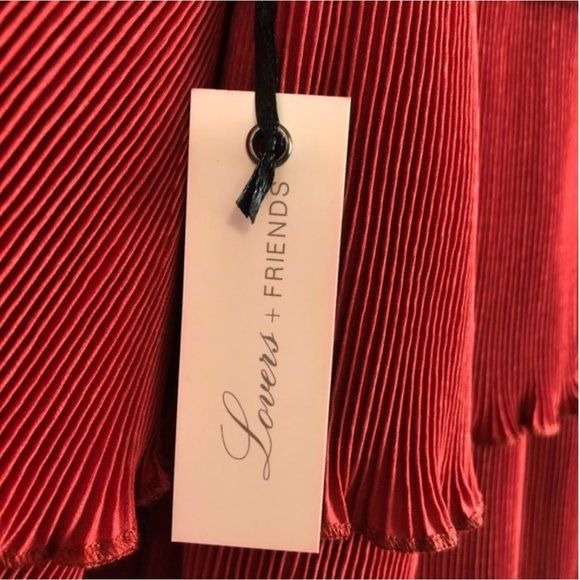 Lovers + Friends Zayn Top in Cherry Size Small