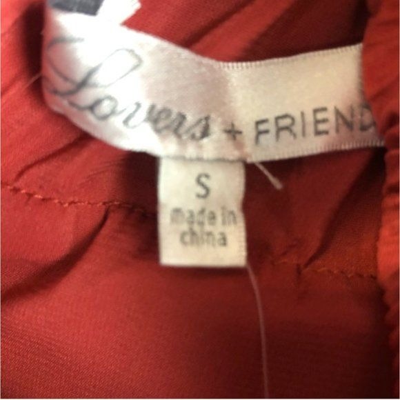 Lovers + Friends Zayn Top in Cherry Size Small