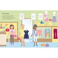 Sticker Dolly Dressing Shopping