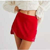 Pink Velvet Annalise Mini Skirt