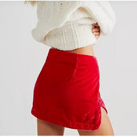 Pink Velvet Annalise Mini Skirt