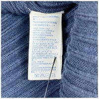 Ava Navy One Shoulder Sweater