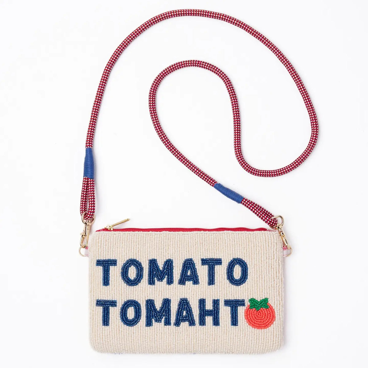 Leila Tomato Tomahto Bead Clutch
