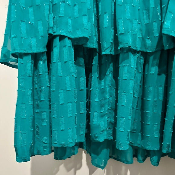 Tiered Ruffled Midi Dress