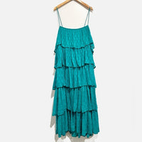Tiered Ruffled Midi Dress