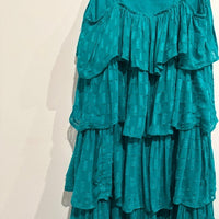 Tiered Ruffled Midi Dress