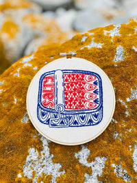 Sardines Complete Embroidery Kit