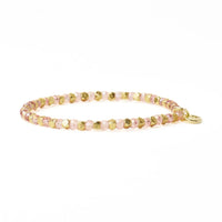Louise Stretch Bracelet Blush + Gold