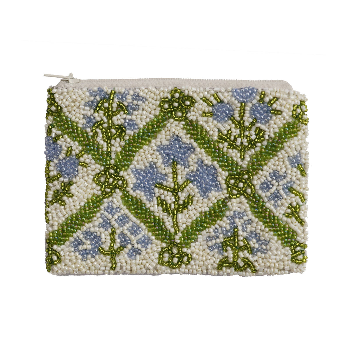 Floral Beaded Coin Purse