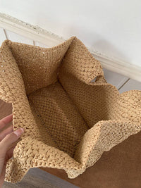 Straw Woven Handmade Beach Tote Bag