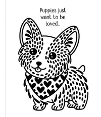 First Magic Painting Cute Puppies : Usborne
