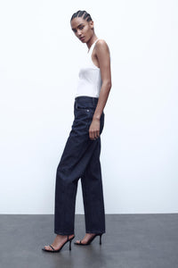 Dark Wash Relaxed Fit Jeans - 6