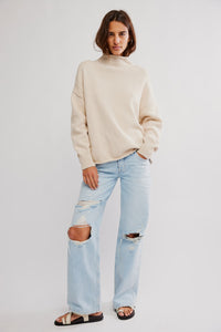 We the Free Torres Roll Neck in Sugar Swizzle