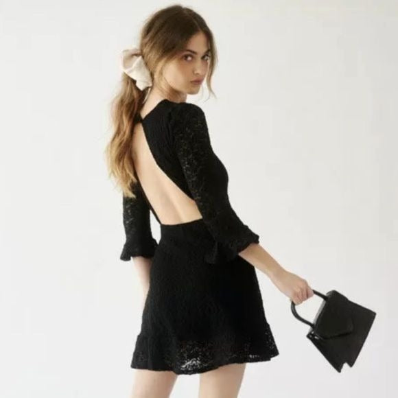 NWT Black Lace Dress Size Large