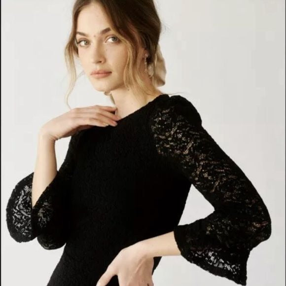 NWT Black Lace Dress Size Large