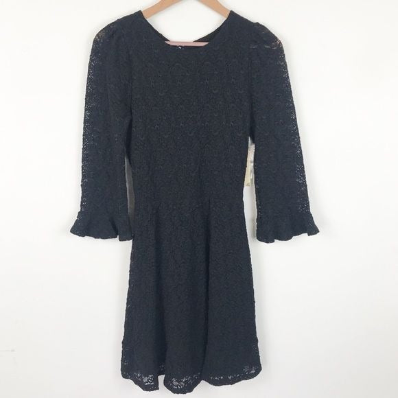 NWT Black Lace Dress Size Large