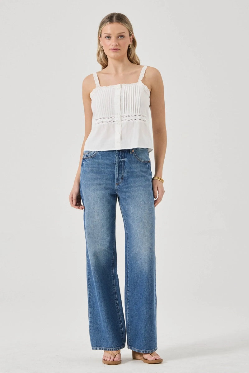 Stevie Relaxed Jean in Iris Blue