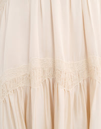 Moonlace Mini Dress in Ivory