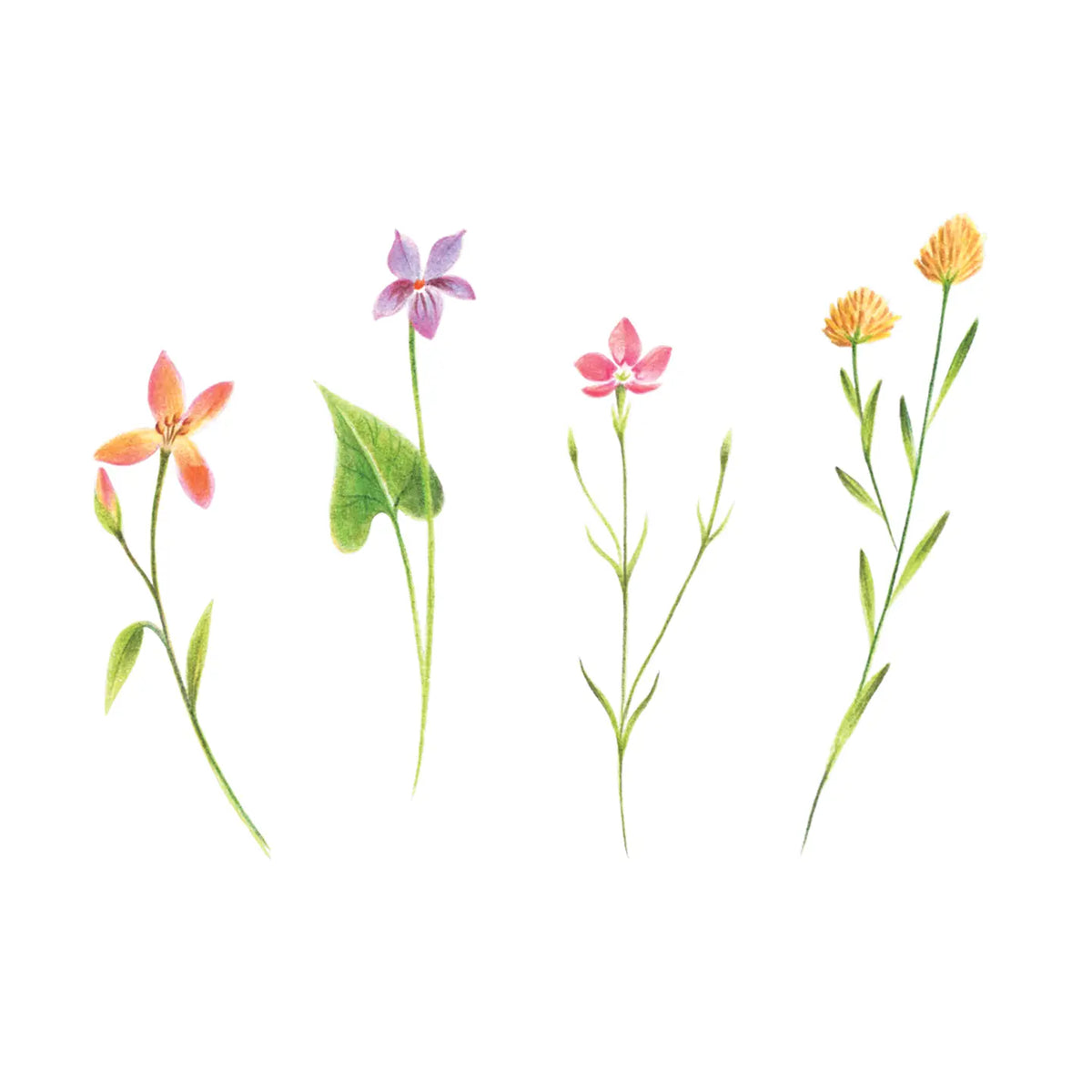 Petite Florals Tattoo
