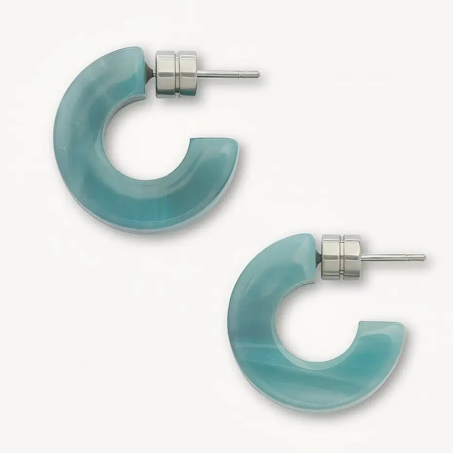 Muse Hoops in Jadeite