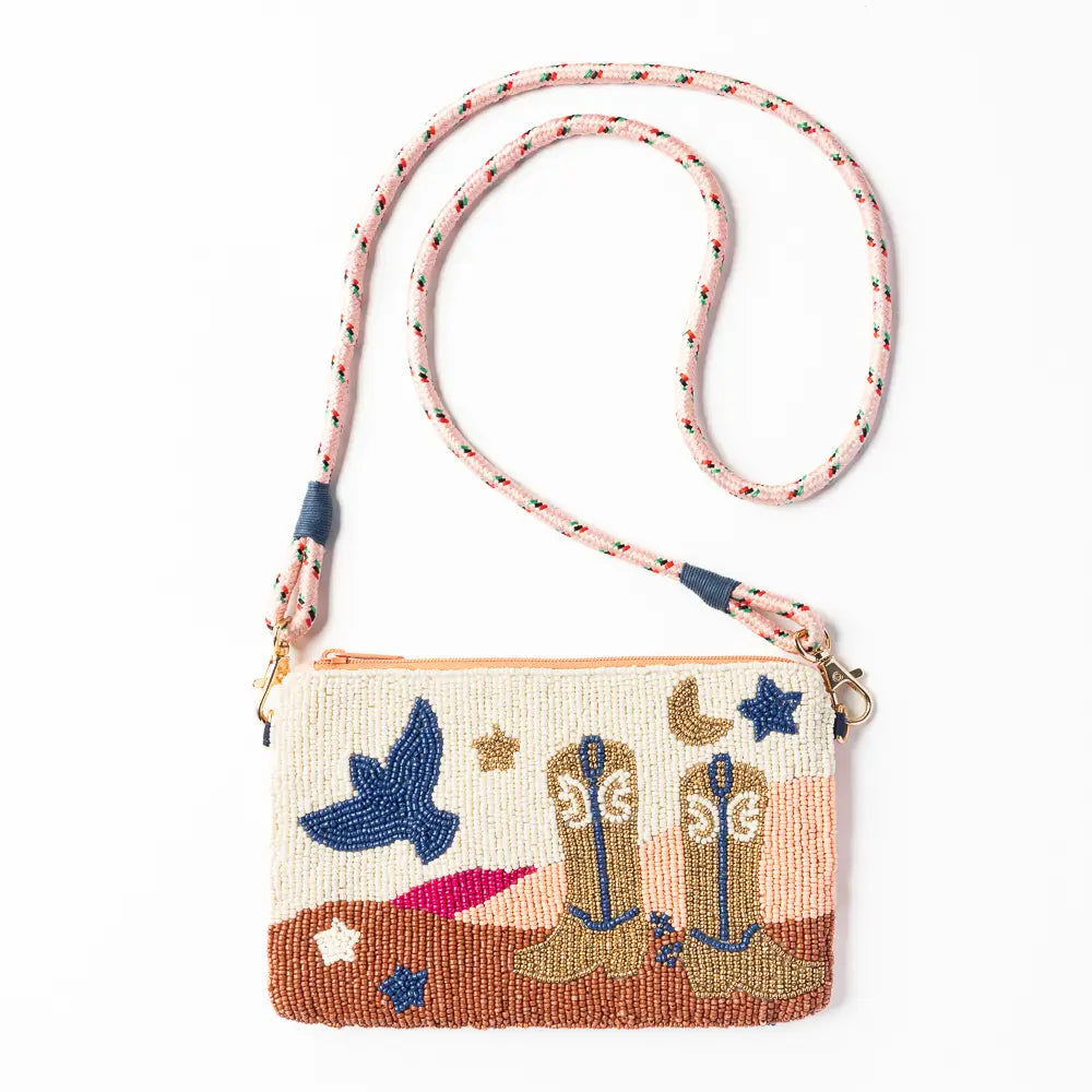 Leila Boot Bead Clutch