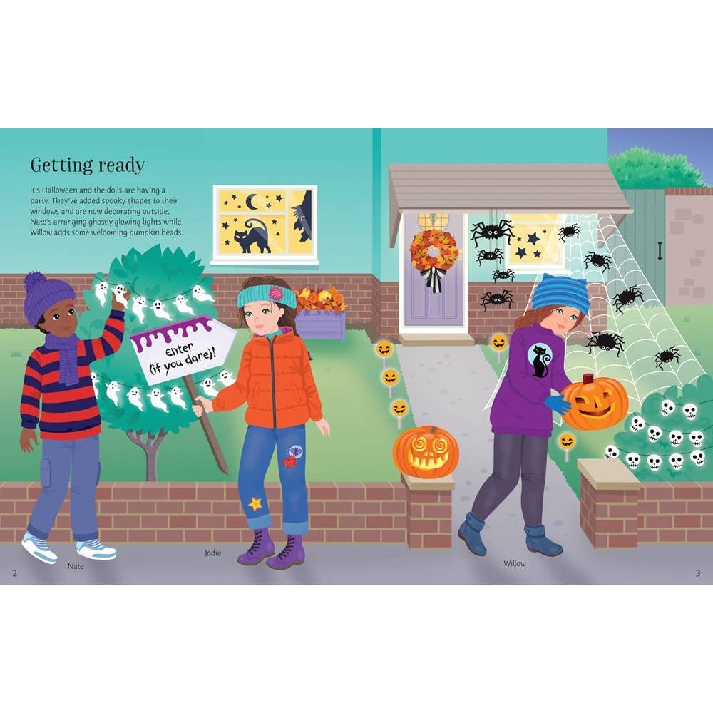 Sticker Dolly Dressing Halloween Party