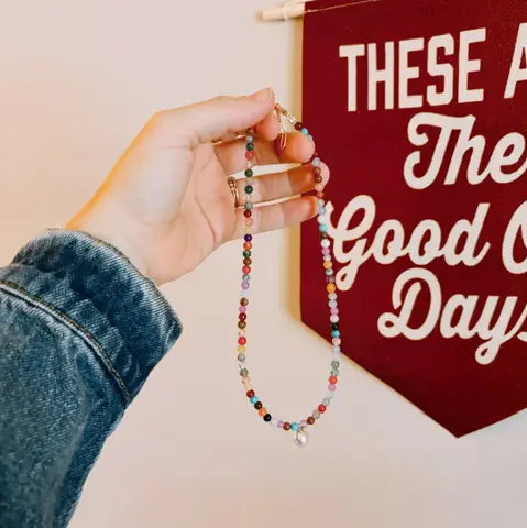 Tiny Gemstones Necklace