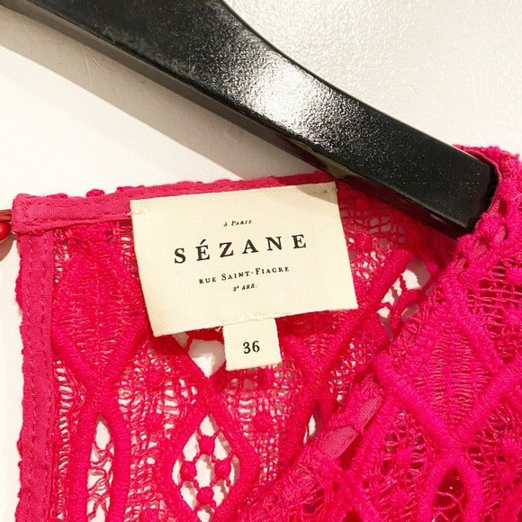 Salina Blouse in Fuchsia Size 36