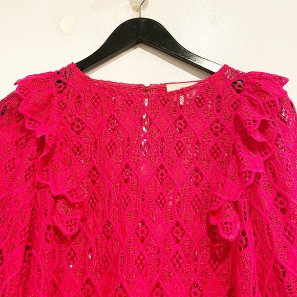 Salina Blouse in Fuchsia Size 36