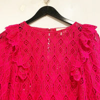 Salina Blouse in Fuchsia Size 36