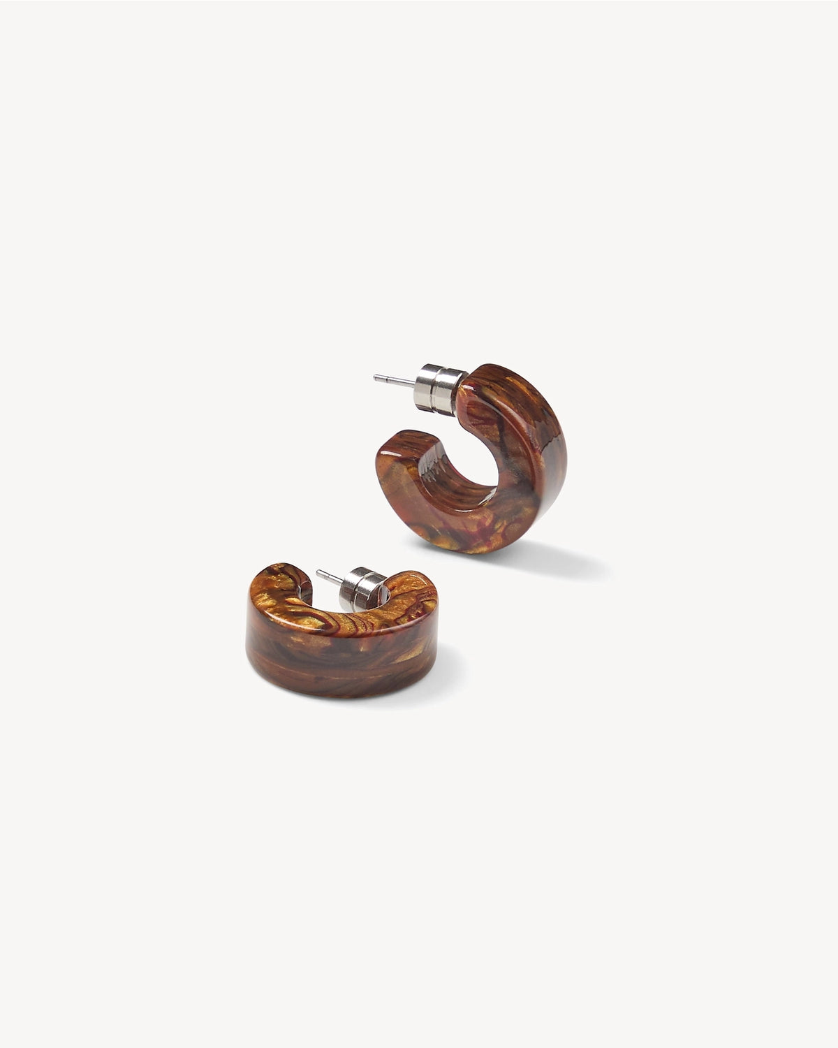 Muse Hoops in Bronze