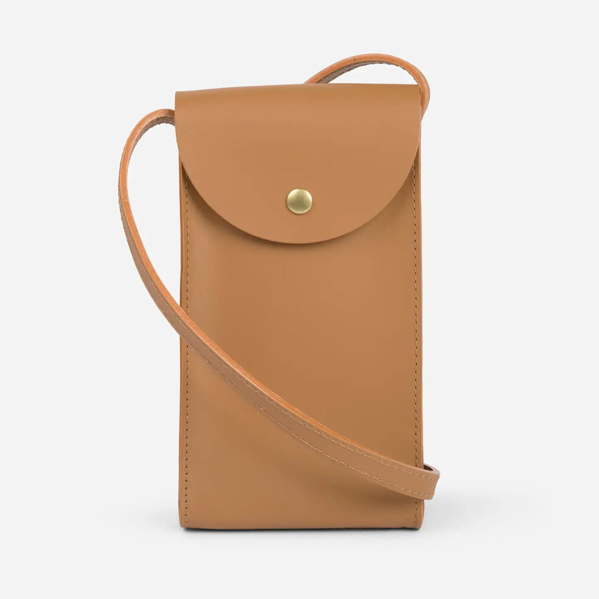 The Mini Bandit Phone Bag - Saddle