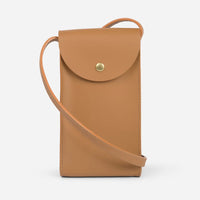 The Mini Bandit Phone Bag - Saddle