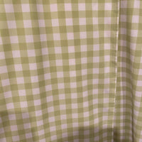 Roma Reversible Wrap Dress in Lime Gingham Size XS