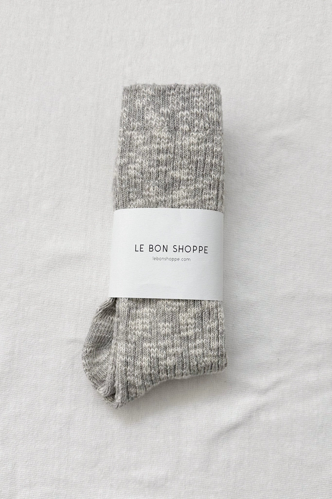 Cottage Socks ~ Heather Grey