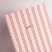 Striped Notebook