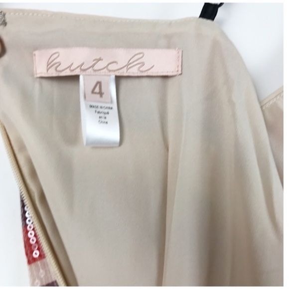 Hutch Sequin Overlay Dress Size 4