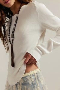 Easy Does It Tee in White