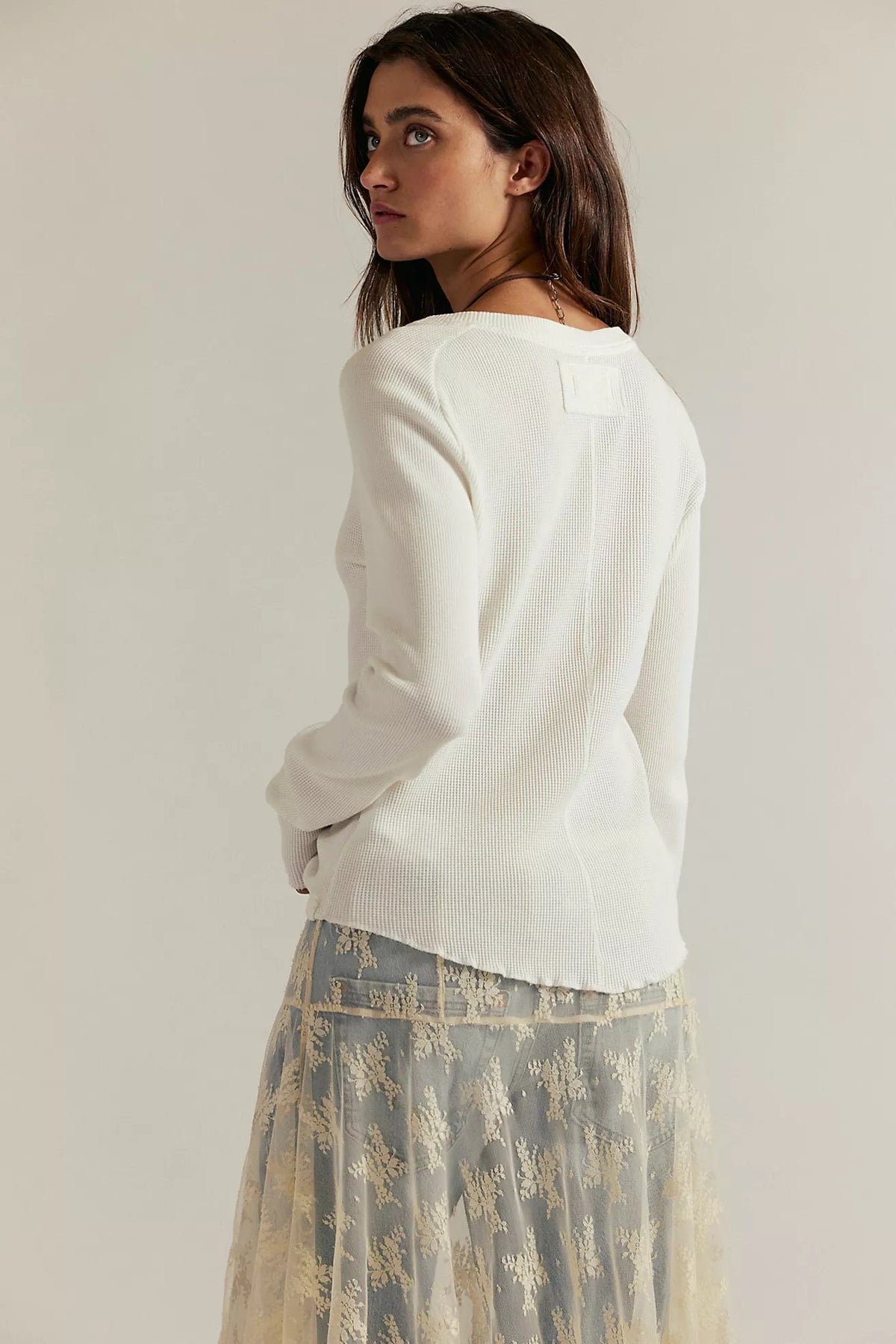 Easy Does It Tee in White