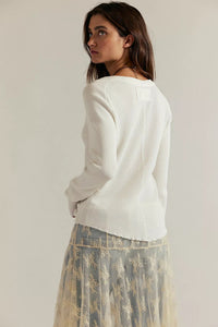 Easy Does It Tee in White