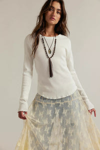 Easy Does It Tee in White