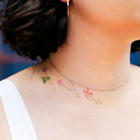 Petite Florals Tattoo