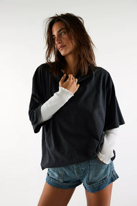 Perfect Oversized Tee in Black