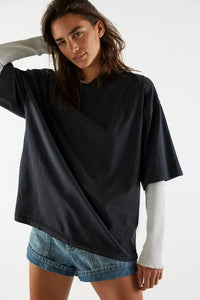 Perfect Oversized Tee in Black