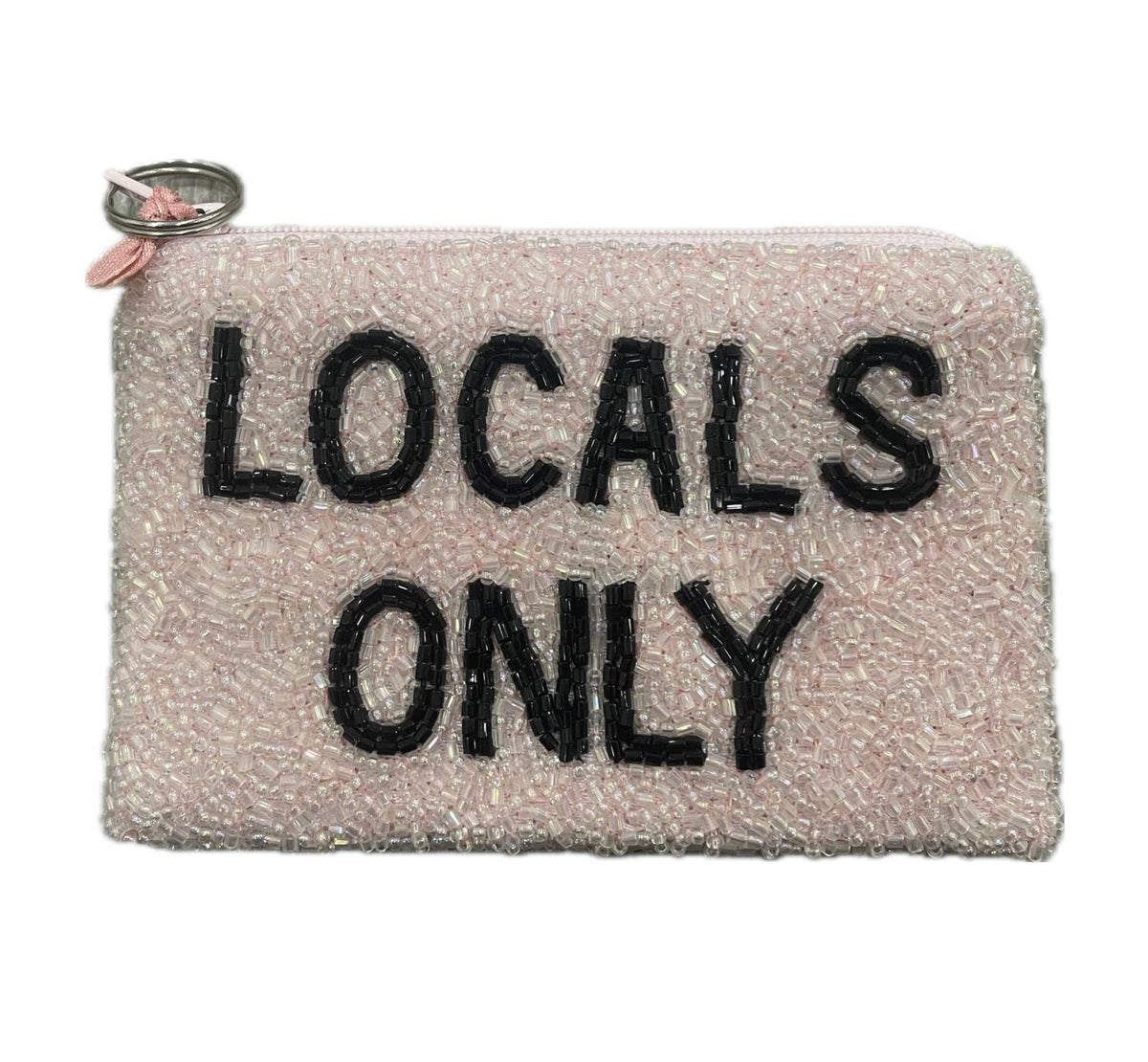 Locals Only Beaded Coin Purse