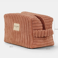 Squared Makeup Bag - Crepe