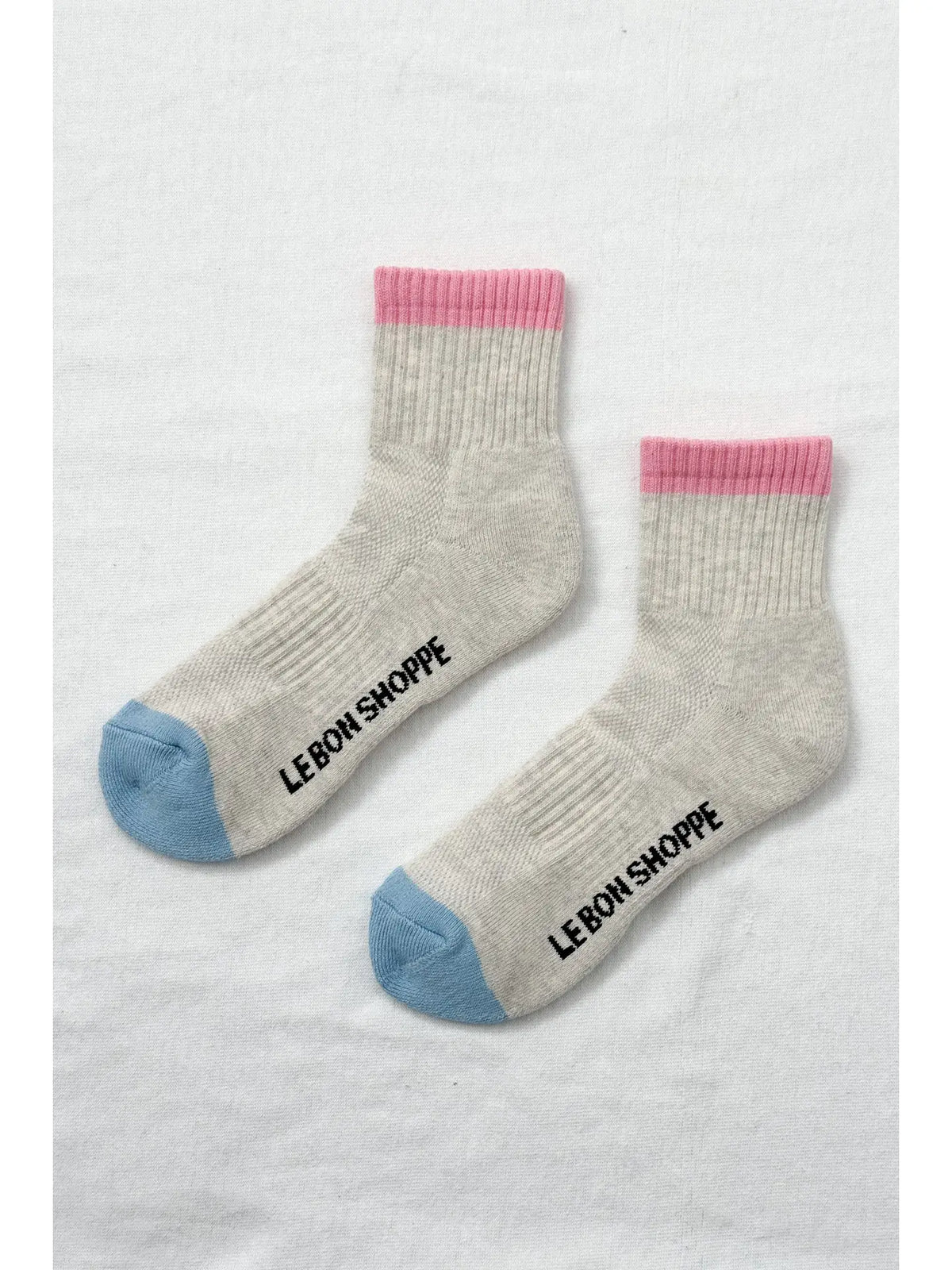 Girlfriend Socks ~ Grey Pink