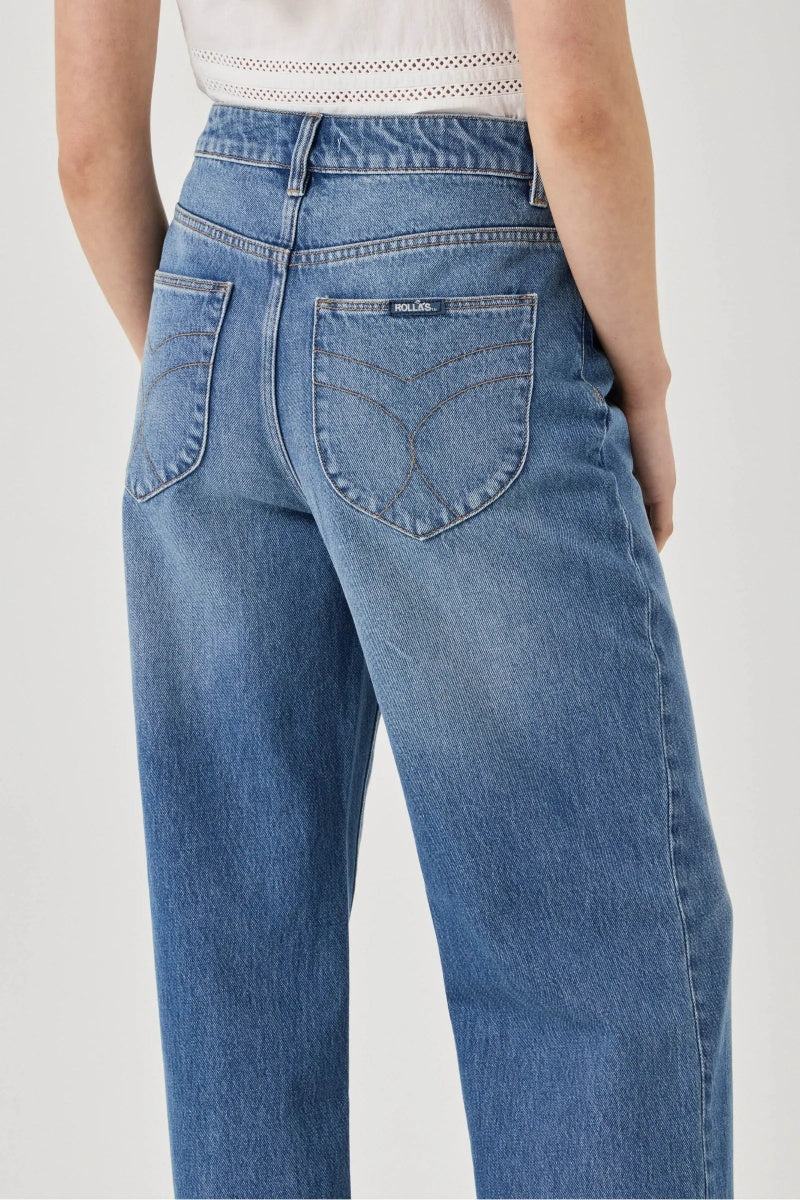 Stevie Relaxed Jean in Iris Blue