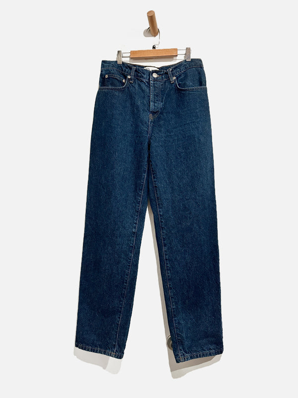 Dark Wash Relaxed Fit Jeans - 6
