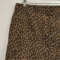 Leopard Print Mini Skirt - 8‎